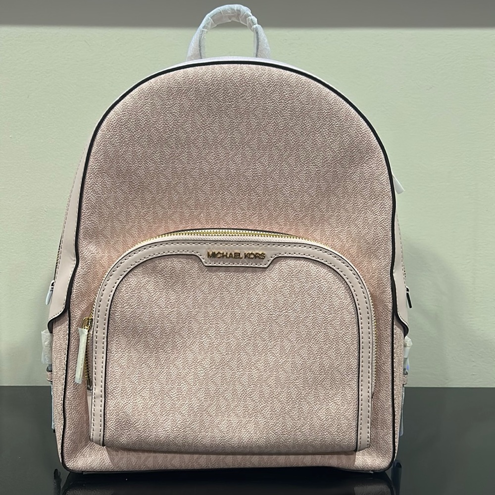 Michael Kors large pink backpack